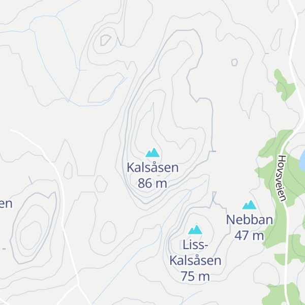 Map of Kalsåsen