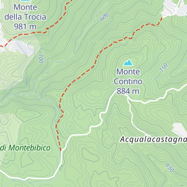 Map of Monte Conticiuco