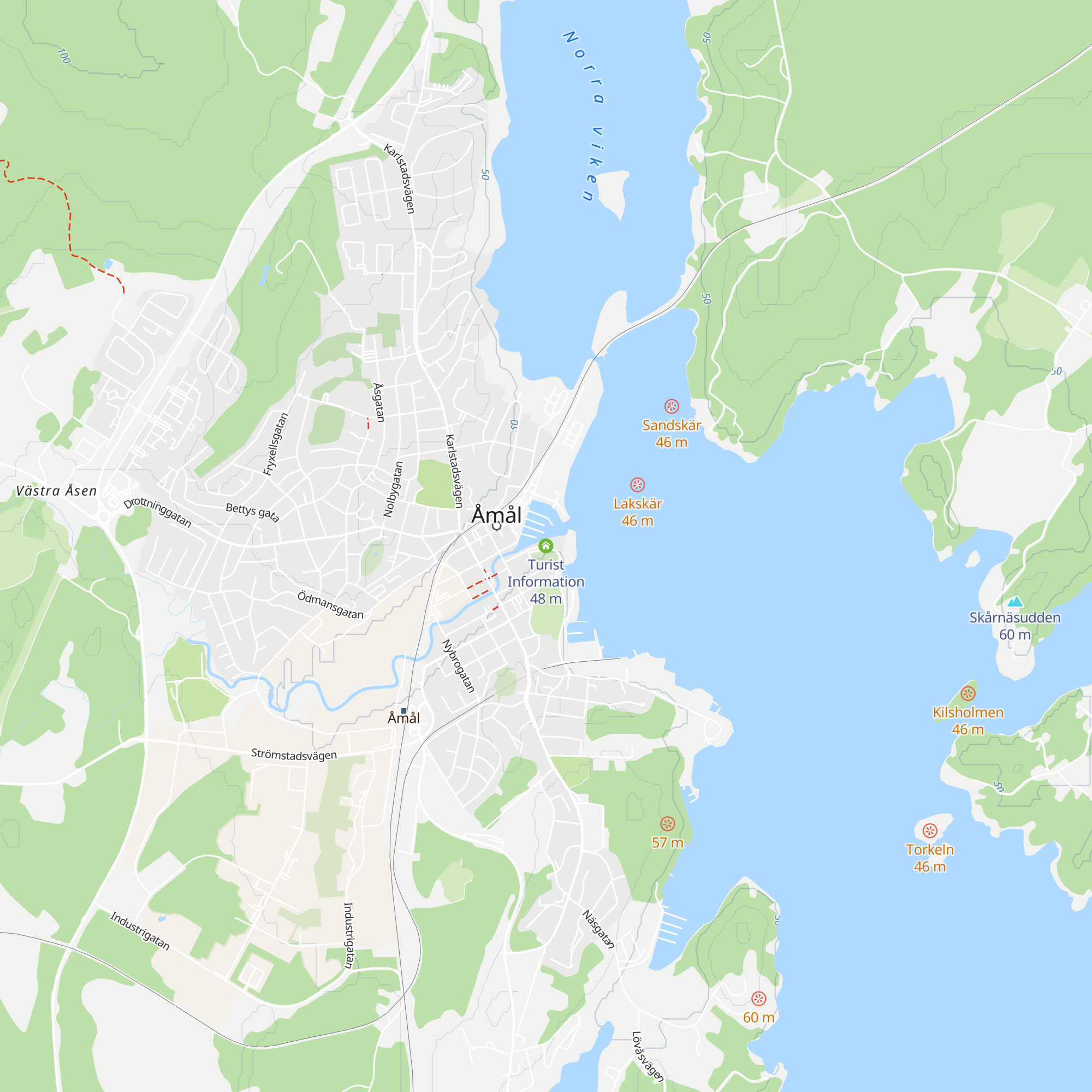 Turist Information map