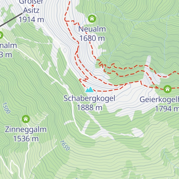 Map of Schabergkogel
