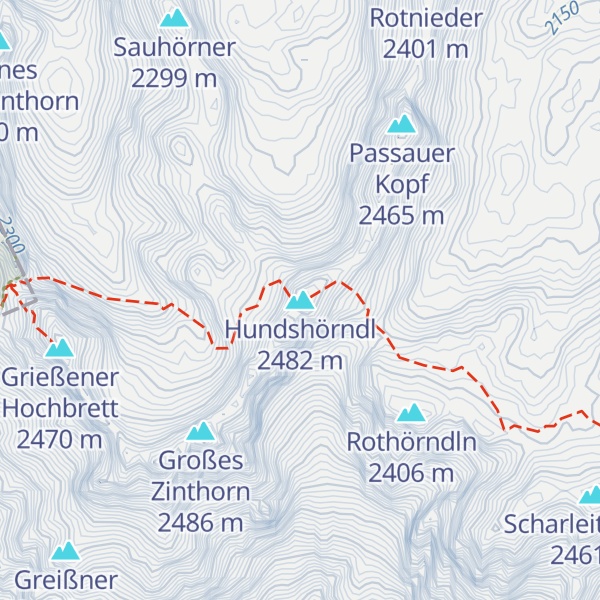 Map of Hundshörndl