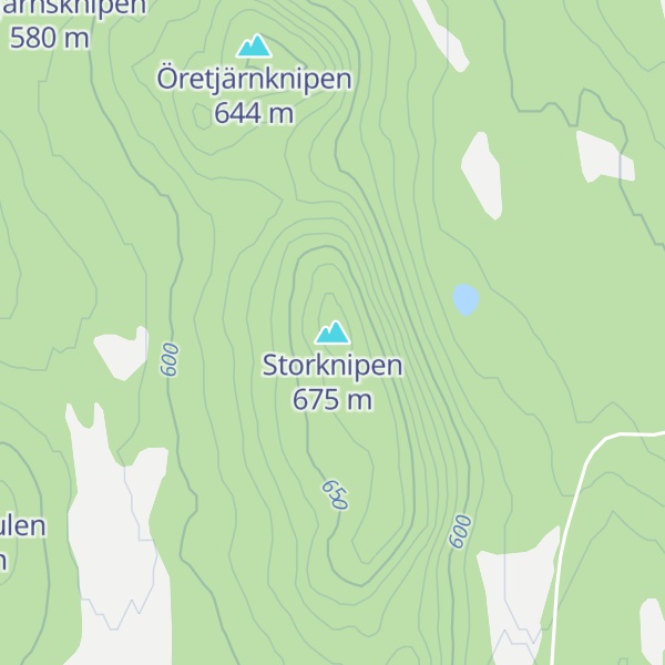 Map of Storknipen