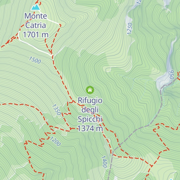 Map of Rifugio degli Spicchi