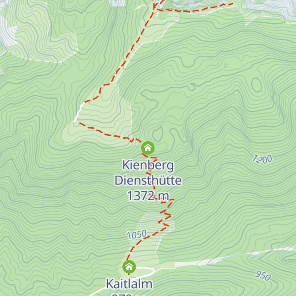 Map of Kienberg Diensthütte