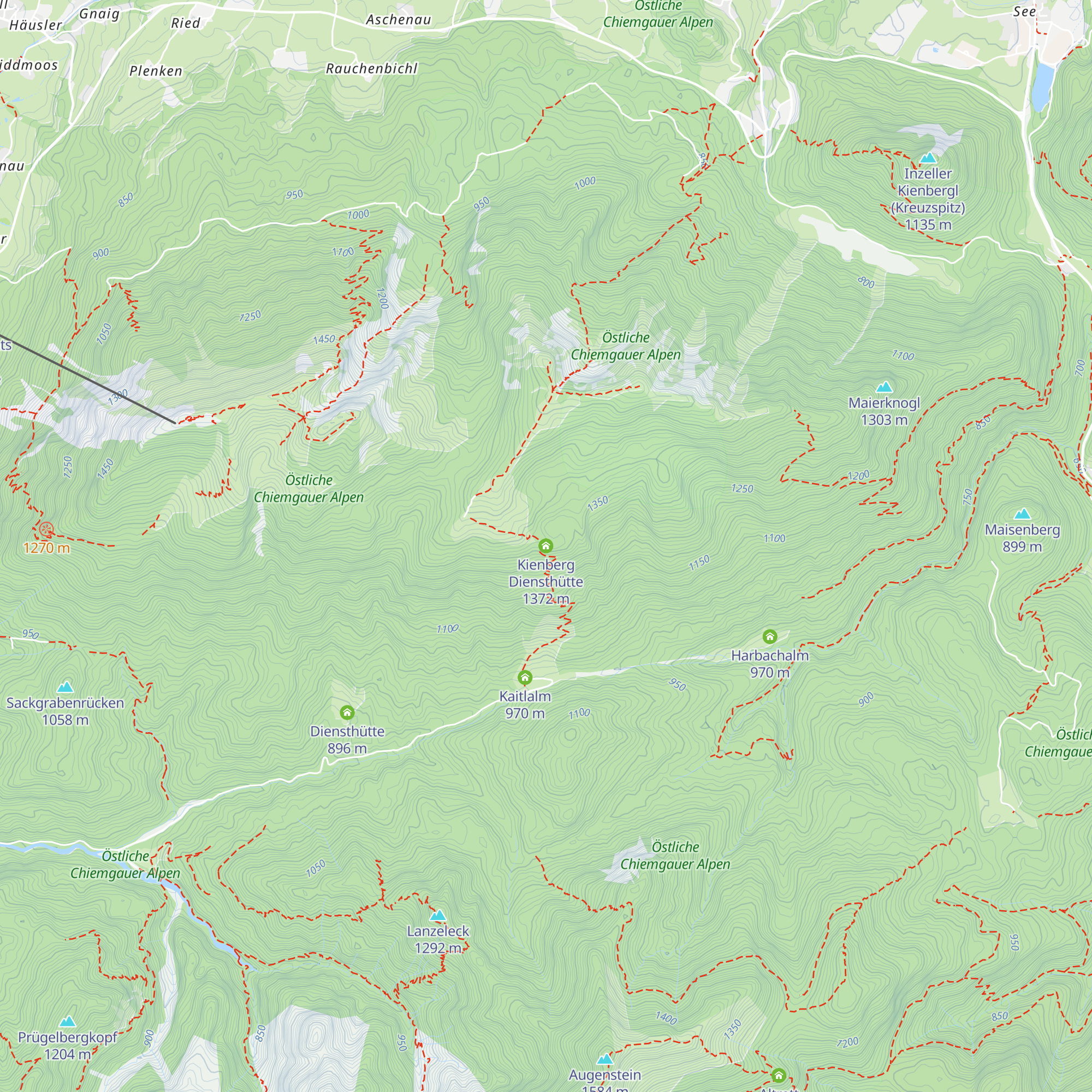 Kienberg Diensthütte map