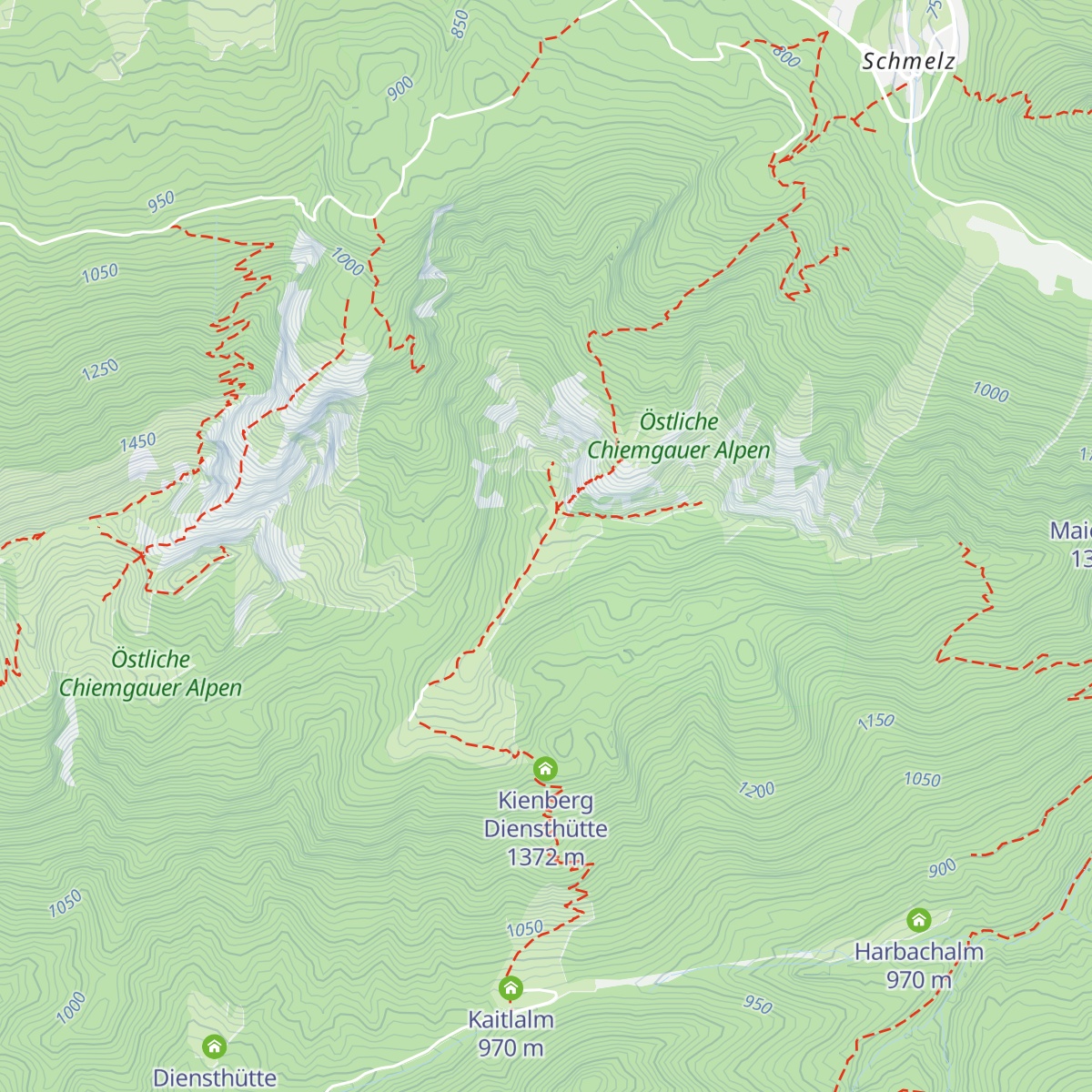 Inzeller Skihütte map