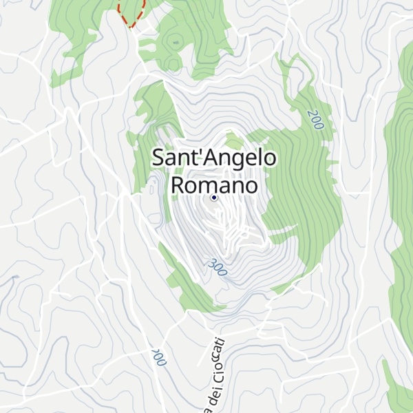 Map of Monte Patulo – Sant’Angelo Romano