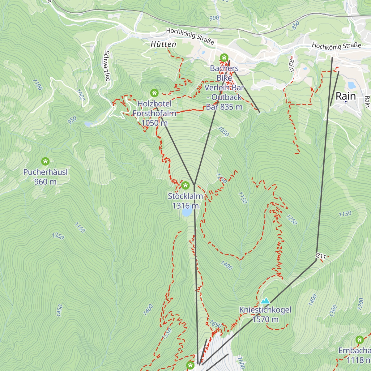 Stöcklalm map