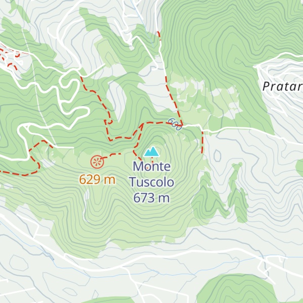 Map of Monte Tuscolo