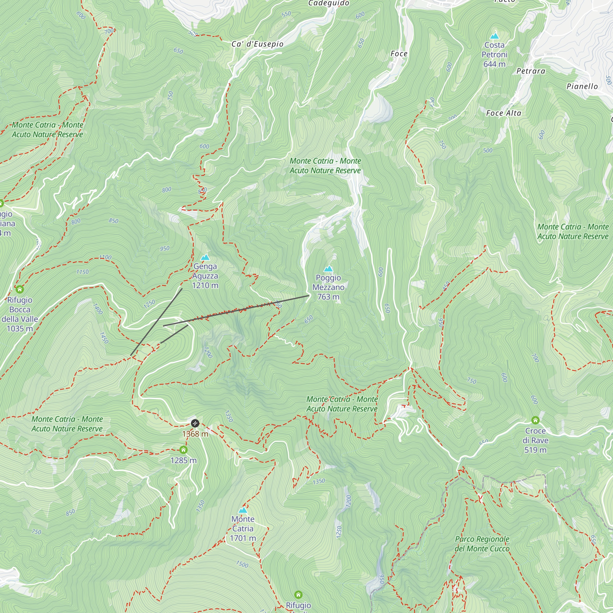 Rifugio di Grotticiole map