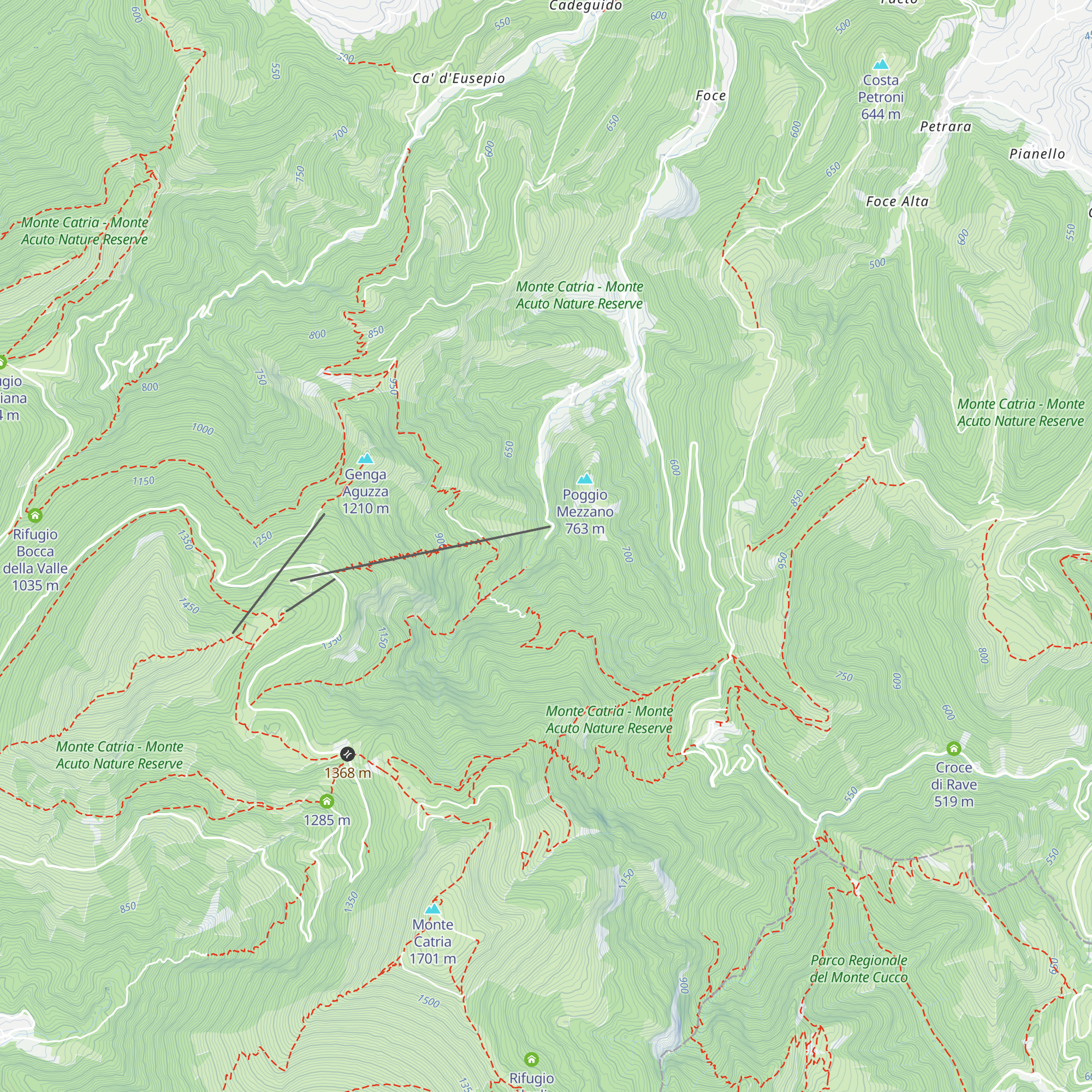 Rifugio di Grotticiole map