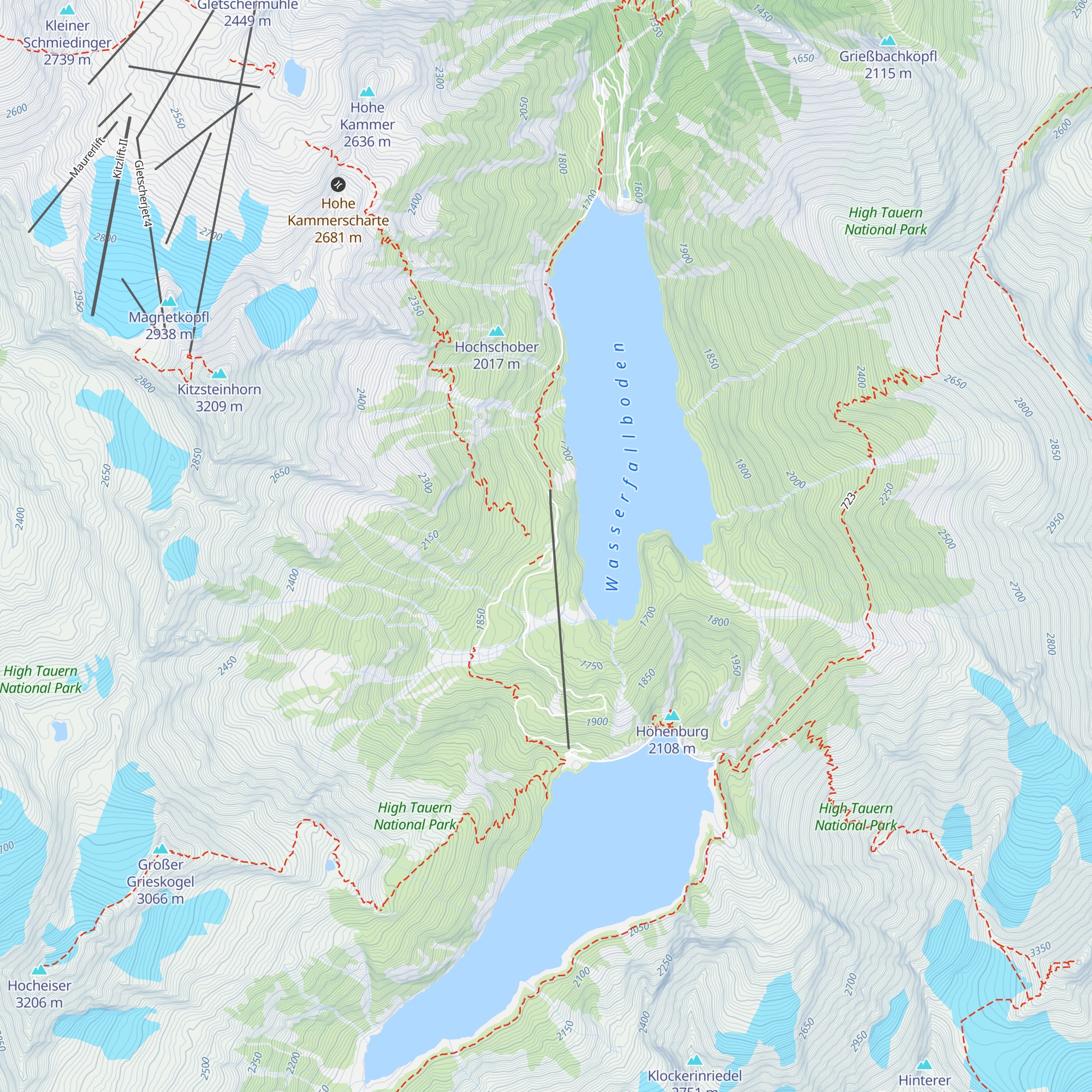 Fürthermoaralm/Ebmatten map