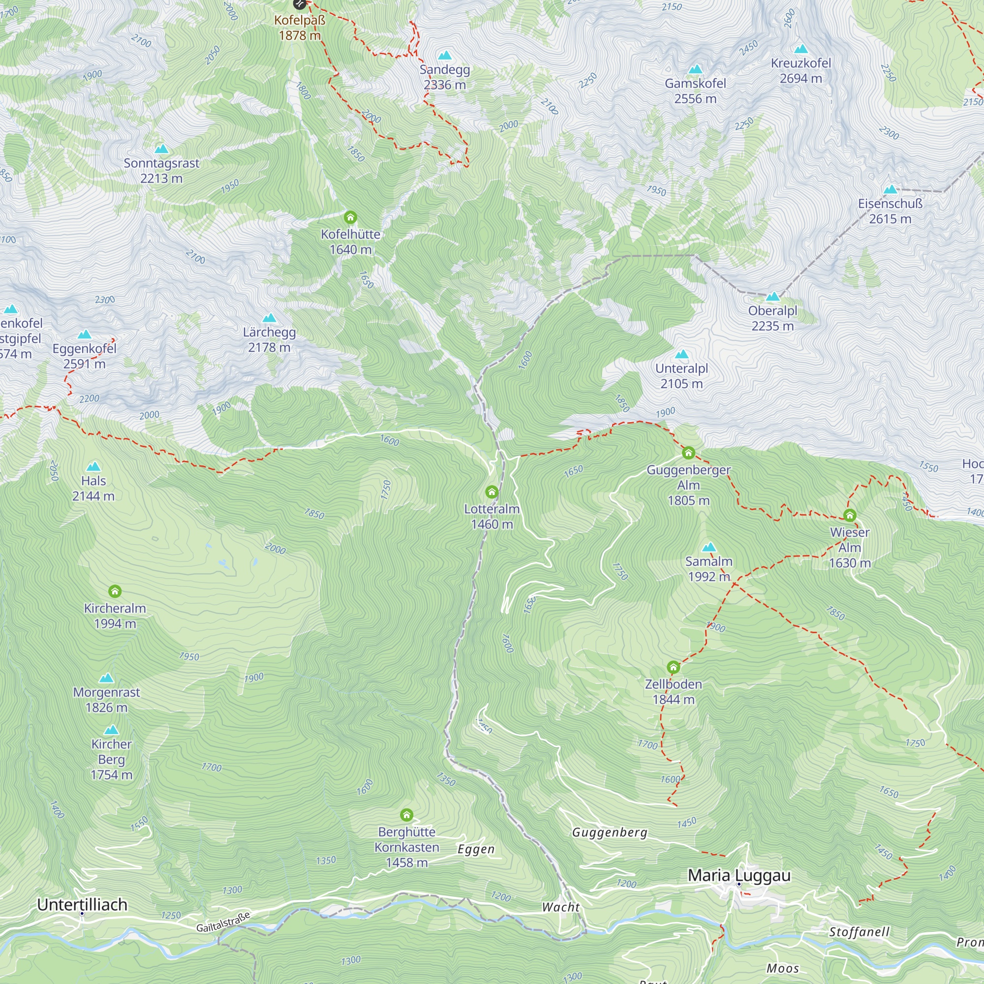 Lotteralm map
