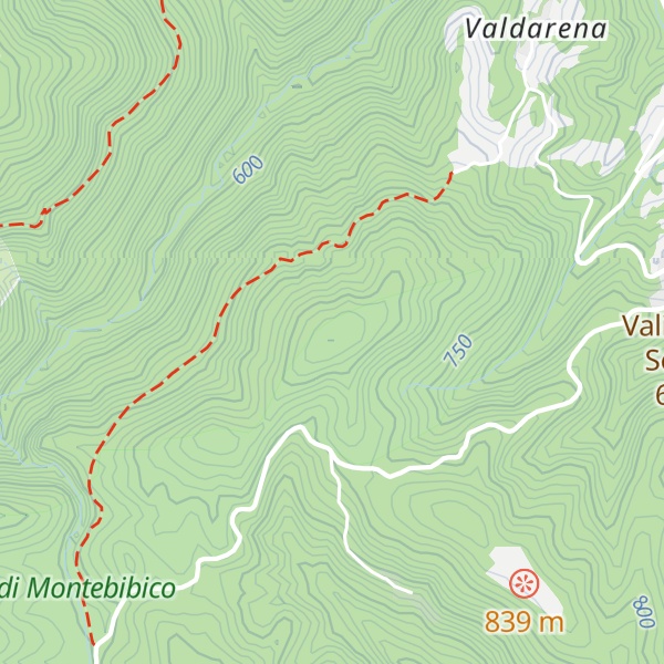 Map of Monte Contino