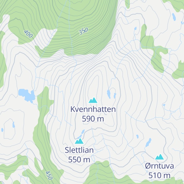 Map of Kammenget