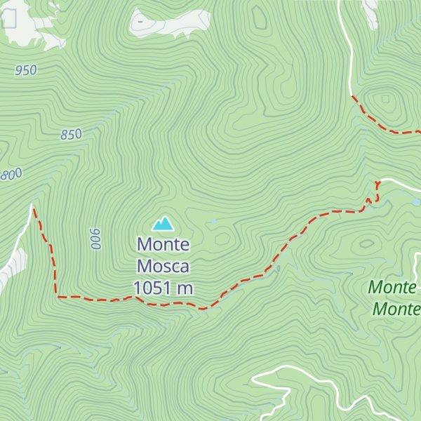 Map of Bivacco Monte Mosca