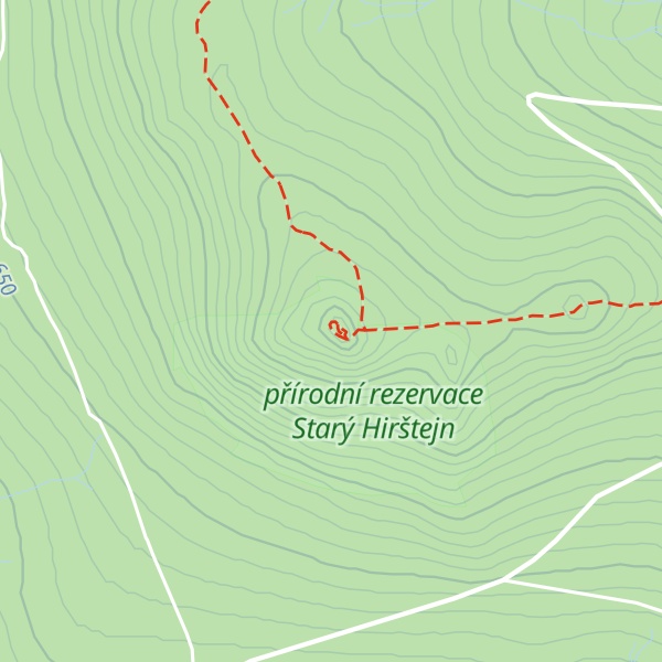 Map of Starý Herštejn