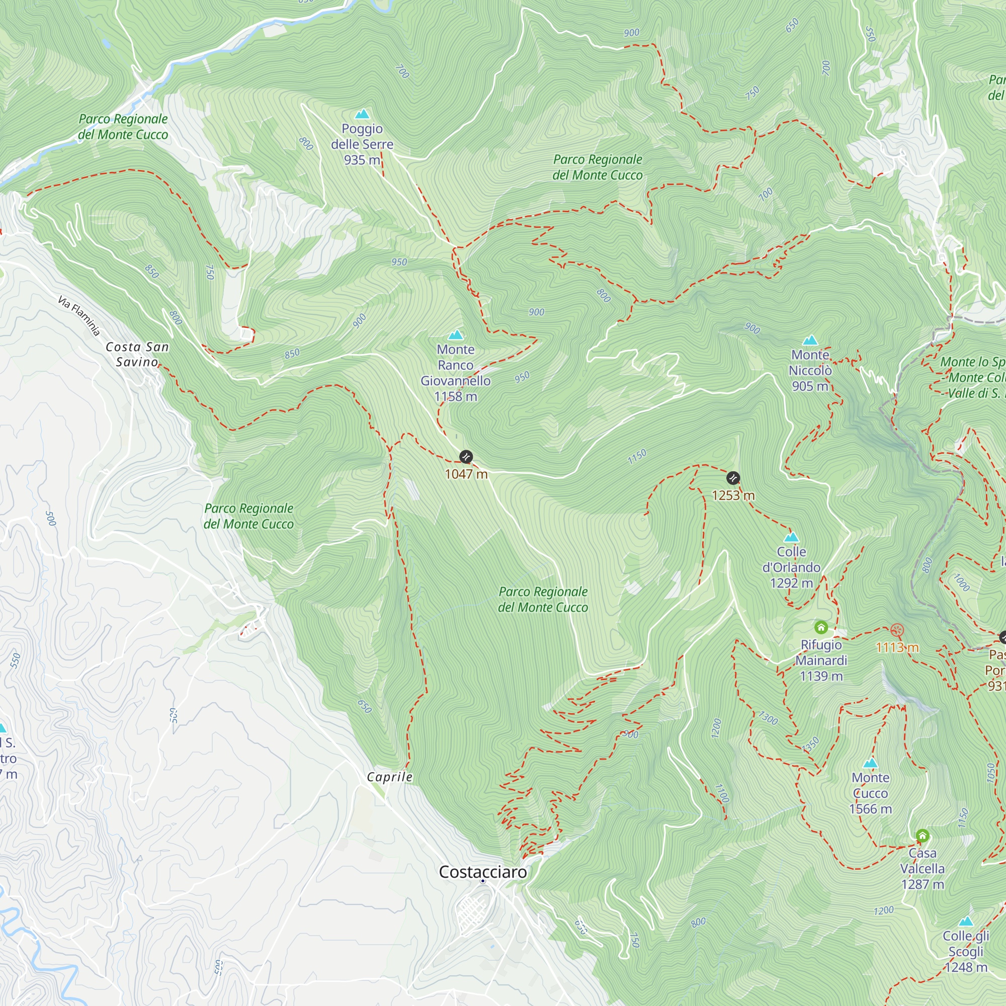 Rifugio map