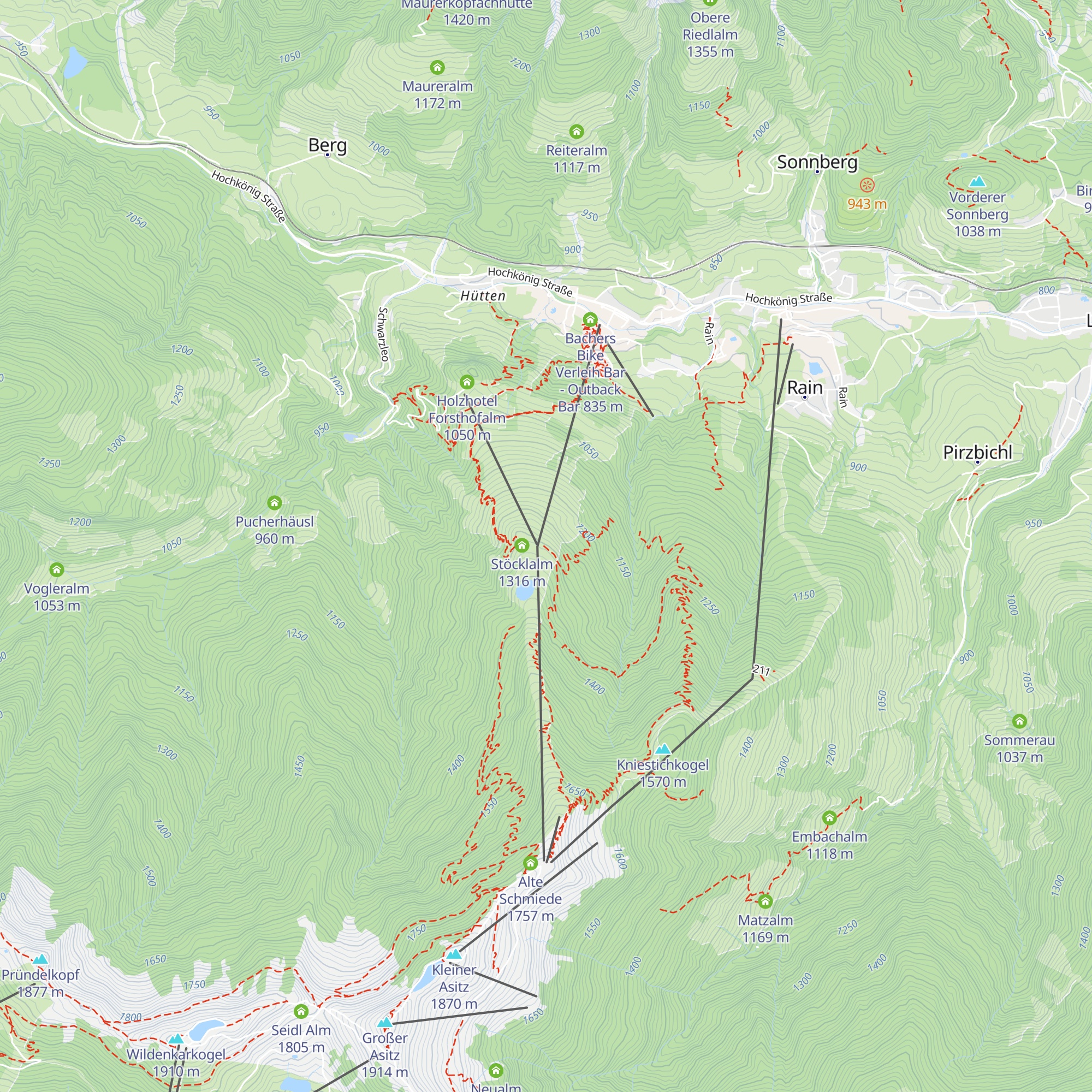 Steinadler map