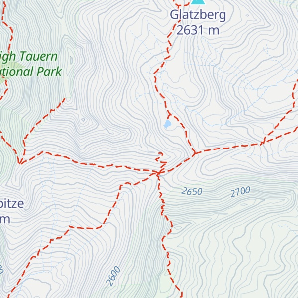 Map of Berger Törl