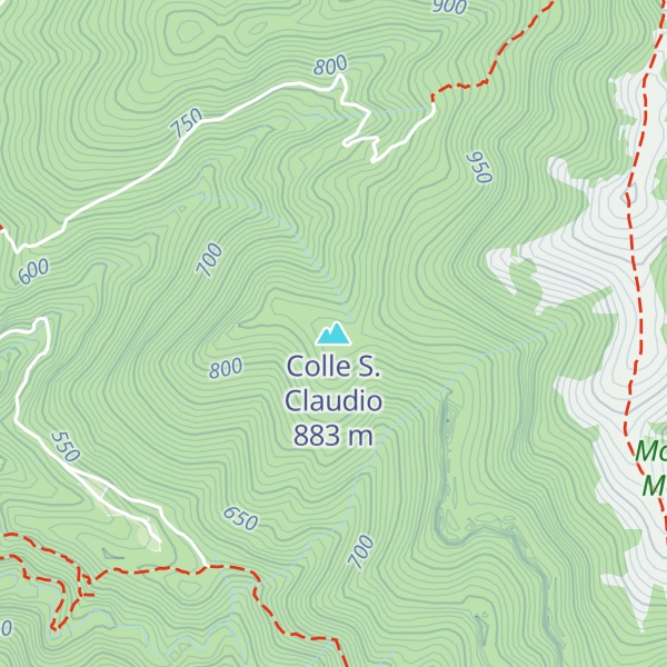 Map of Colle S. Claudio