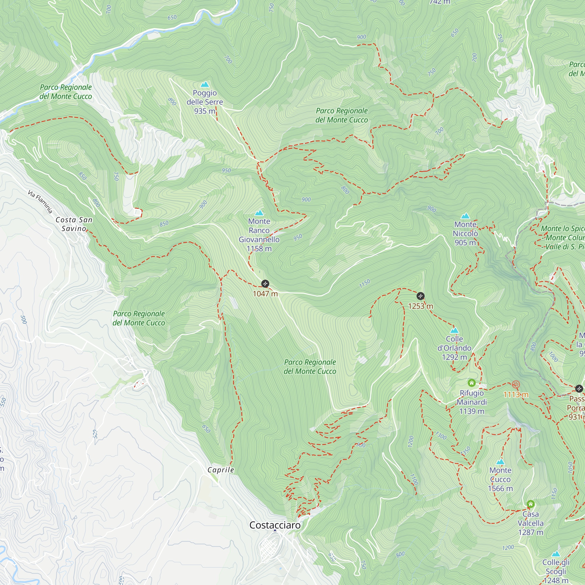 Rifugio map