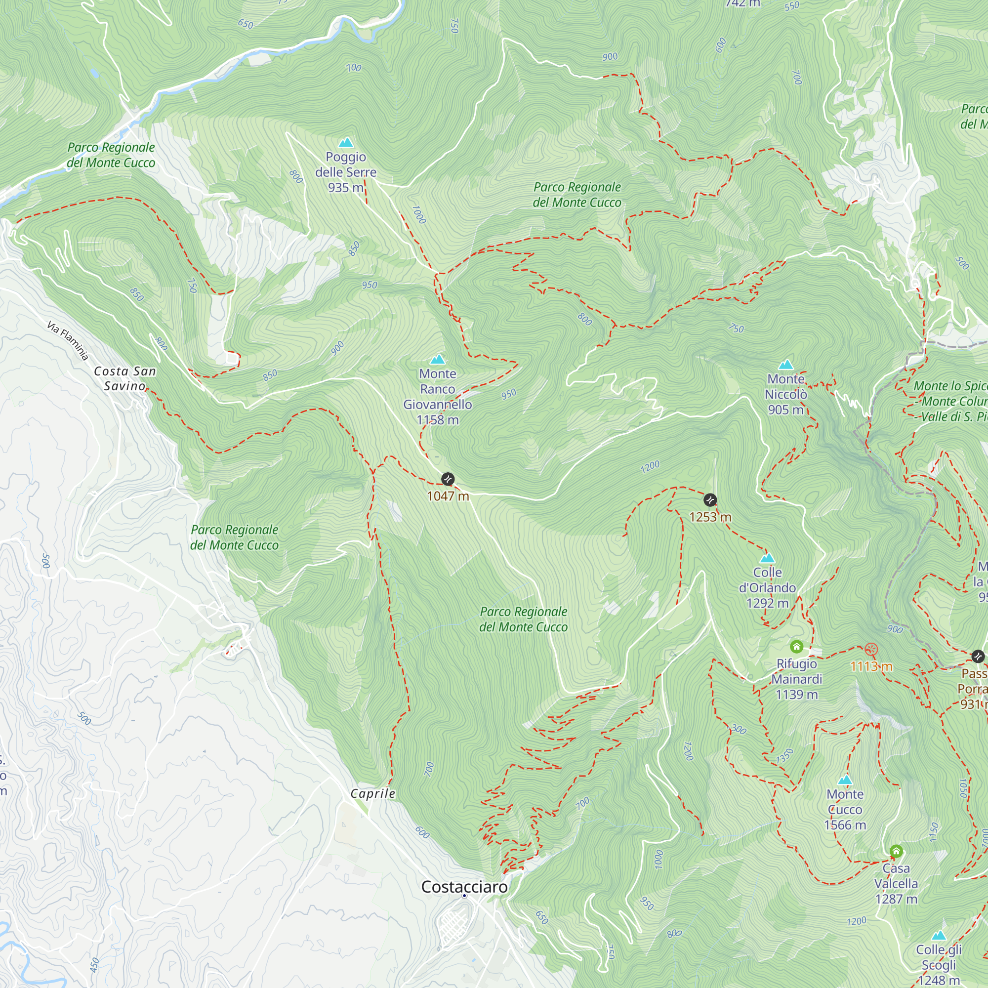 Rifugio map
