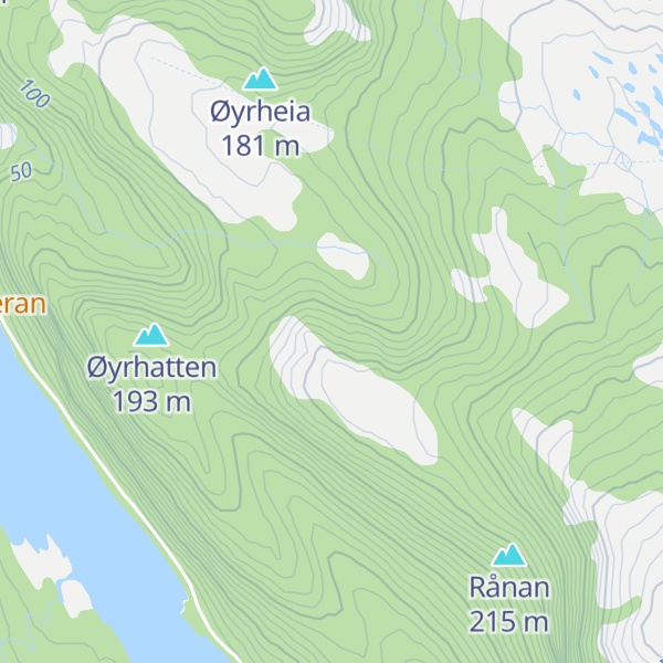 Map of Stakkstongfjellet