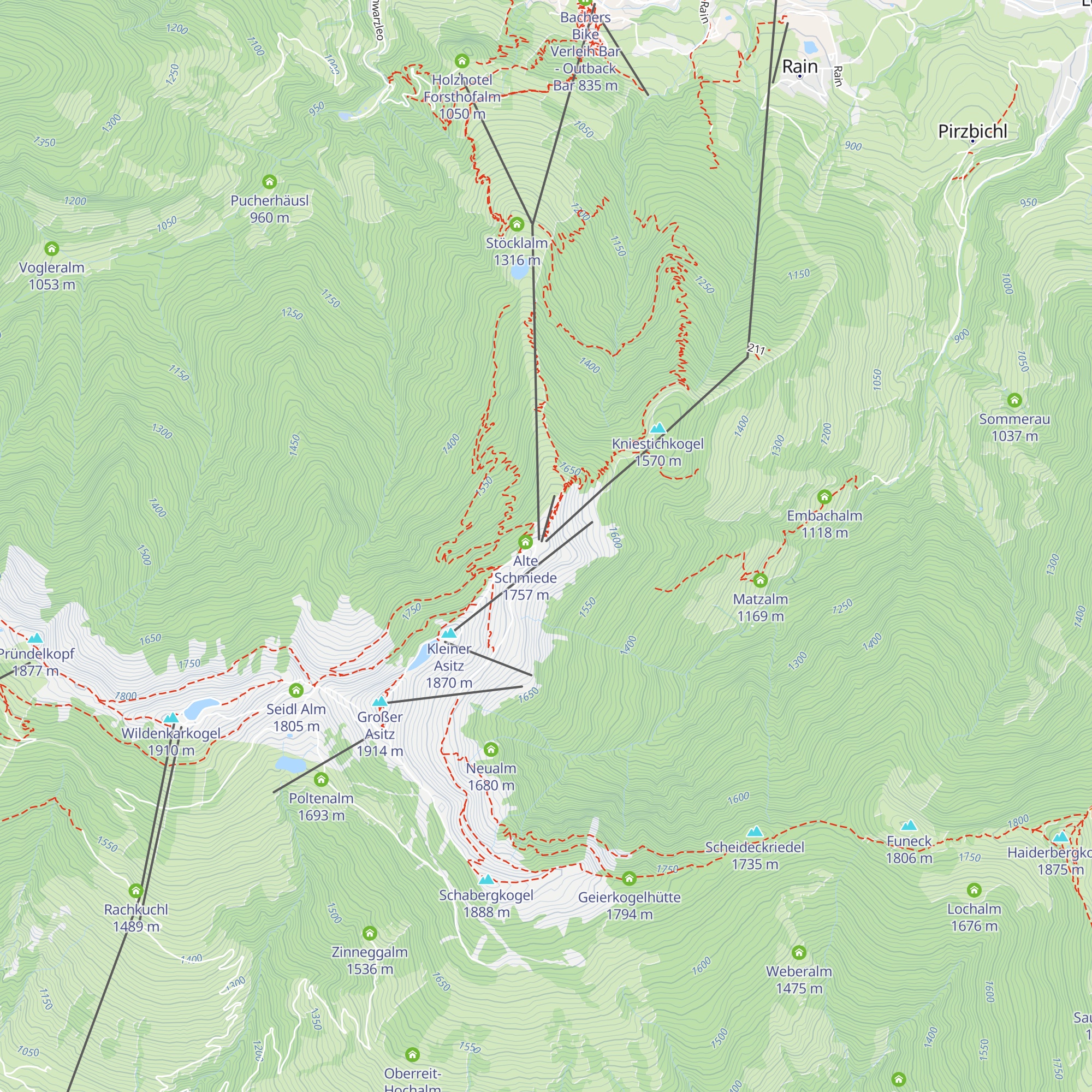 hendl fischerei map