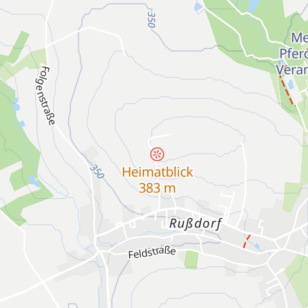 Map of Schutzhütte mit Bank
