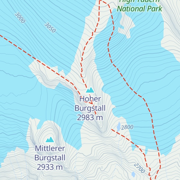 Map of Hoher Burgstall