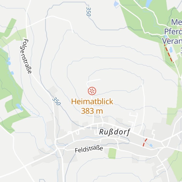 Map of Schutzhütte "Heimatblick"