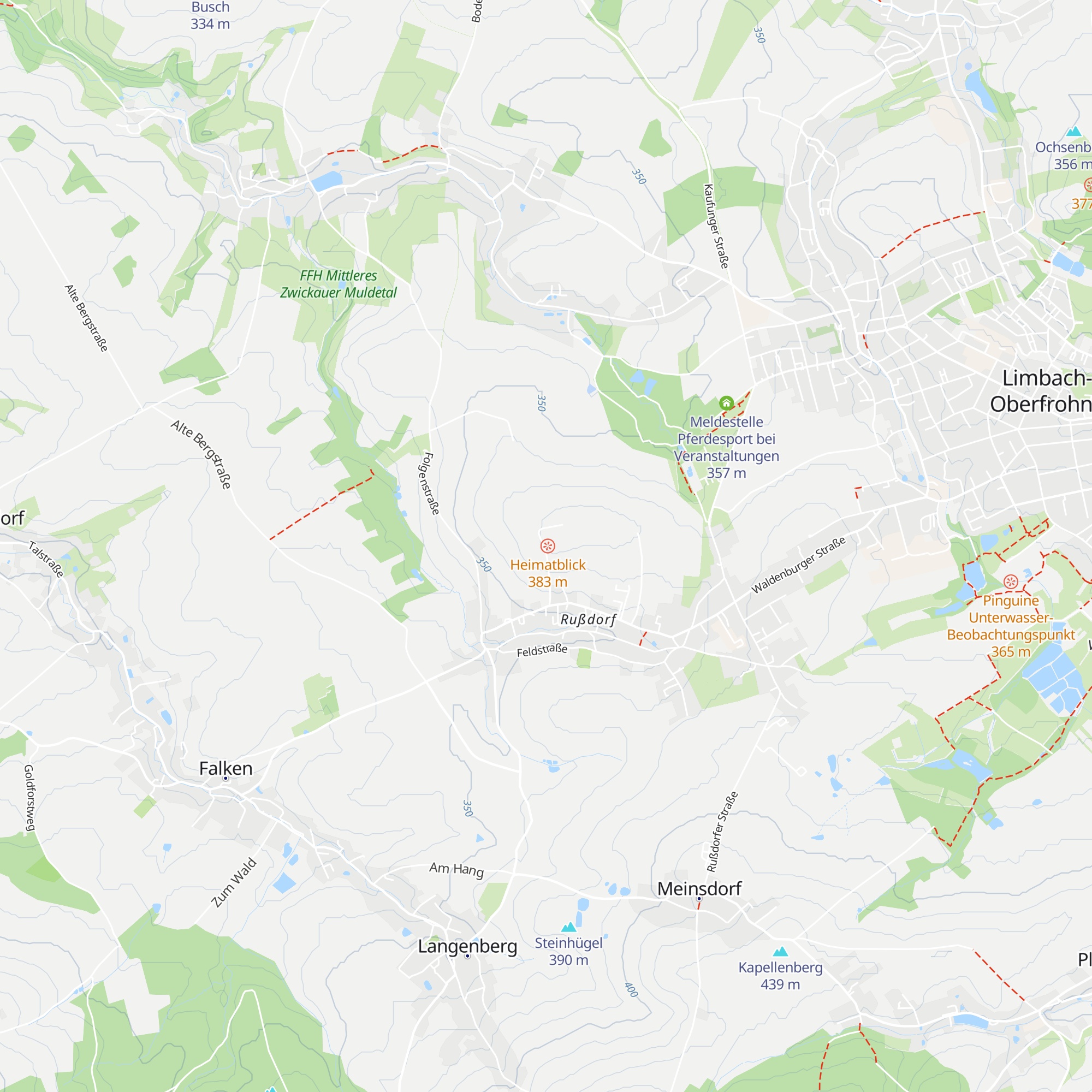 Schutzhütte "Heimatblick" map