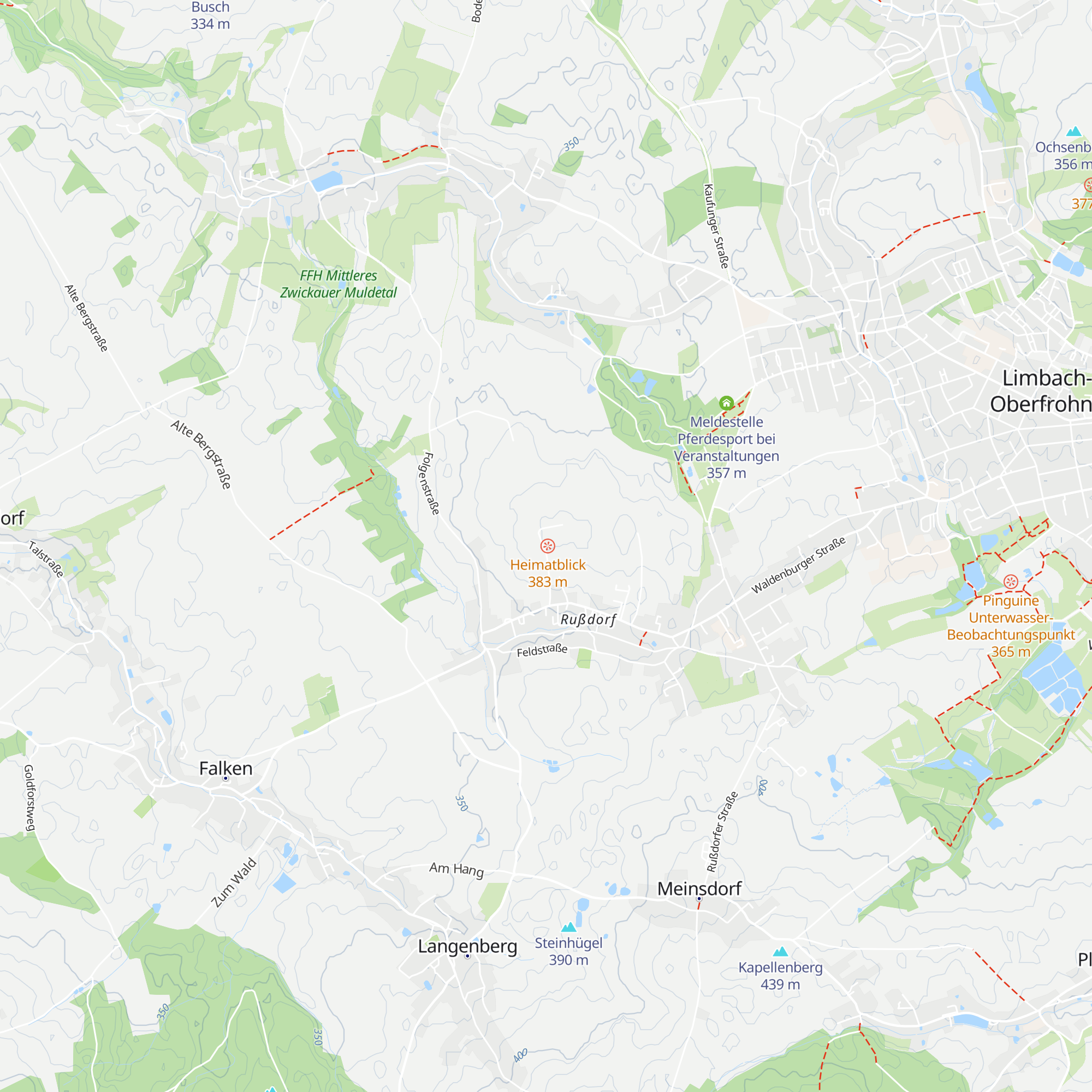 Schutzhütte "Heimatblick" map