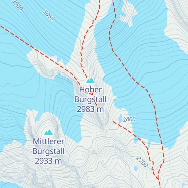 Map of Oberwalderhütte