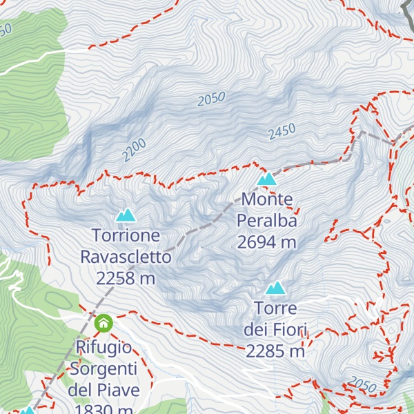 Map of Torre Tolmezzo