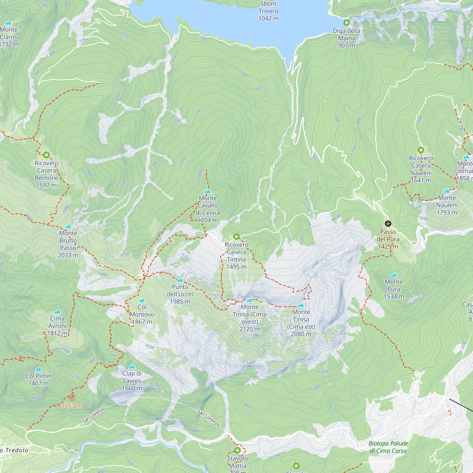 Ricovero Casera Tintina map