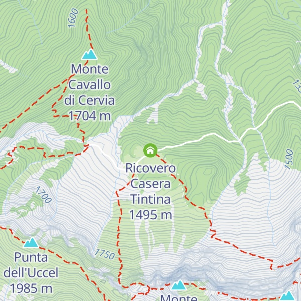 Map of Ricovero Casera Tintina