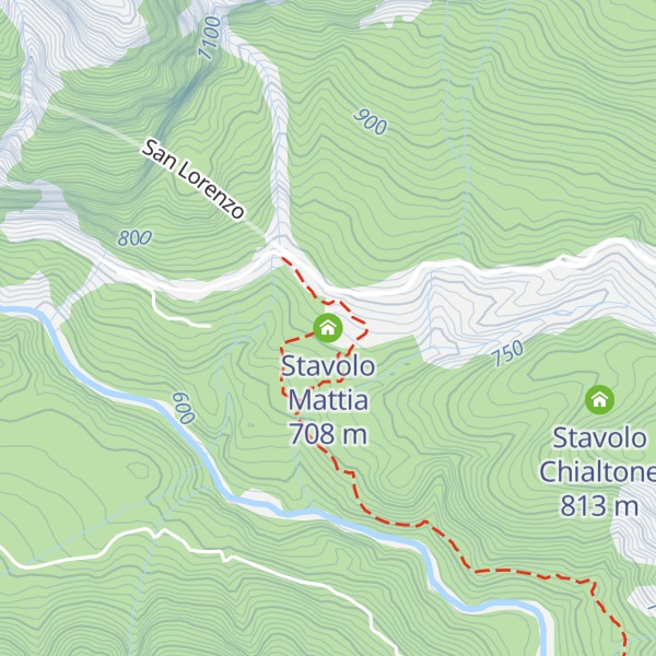 Map of Stavolo Mattia