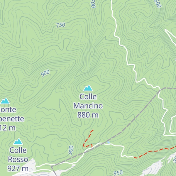 Map of Colle Mancino