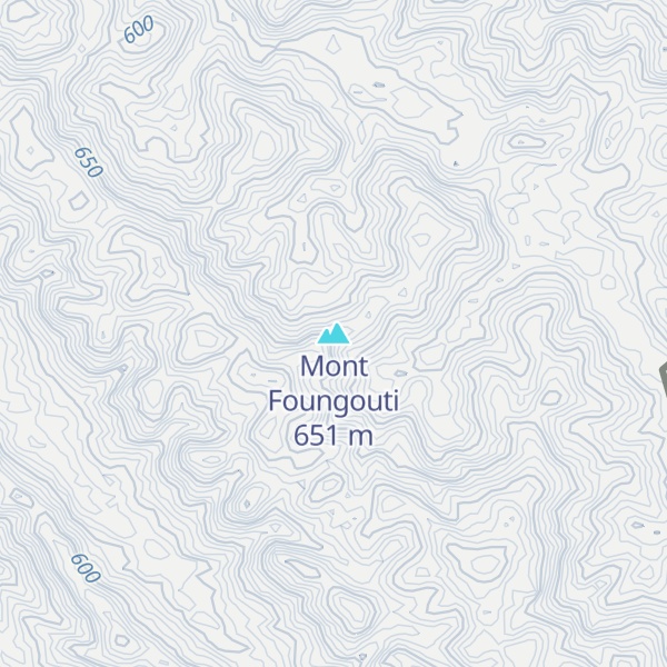 Map of Mont Foungouti