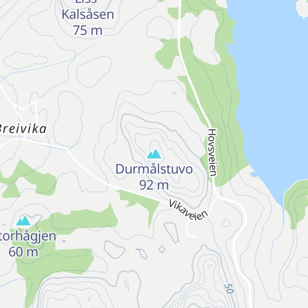 Map of Durmålstuvo