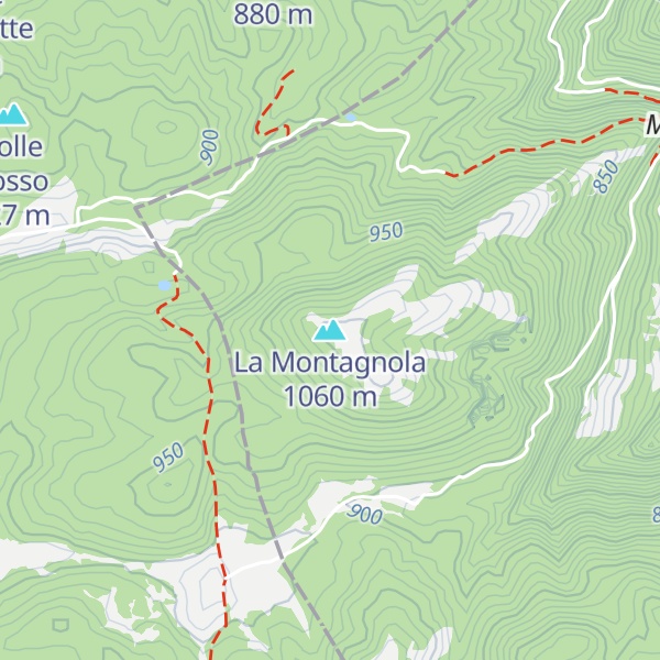 Map of La Montagnola