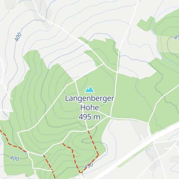 Map of Langenberger Höhe