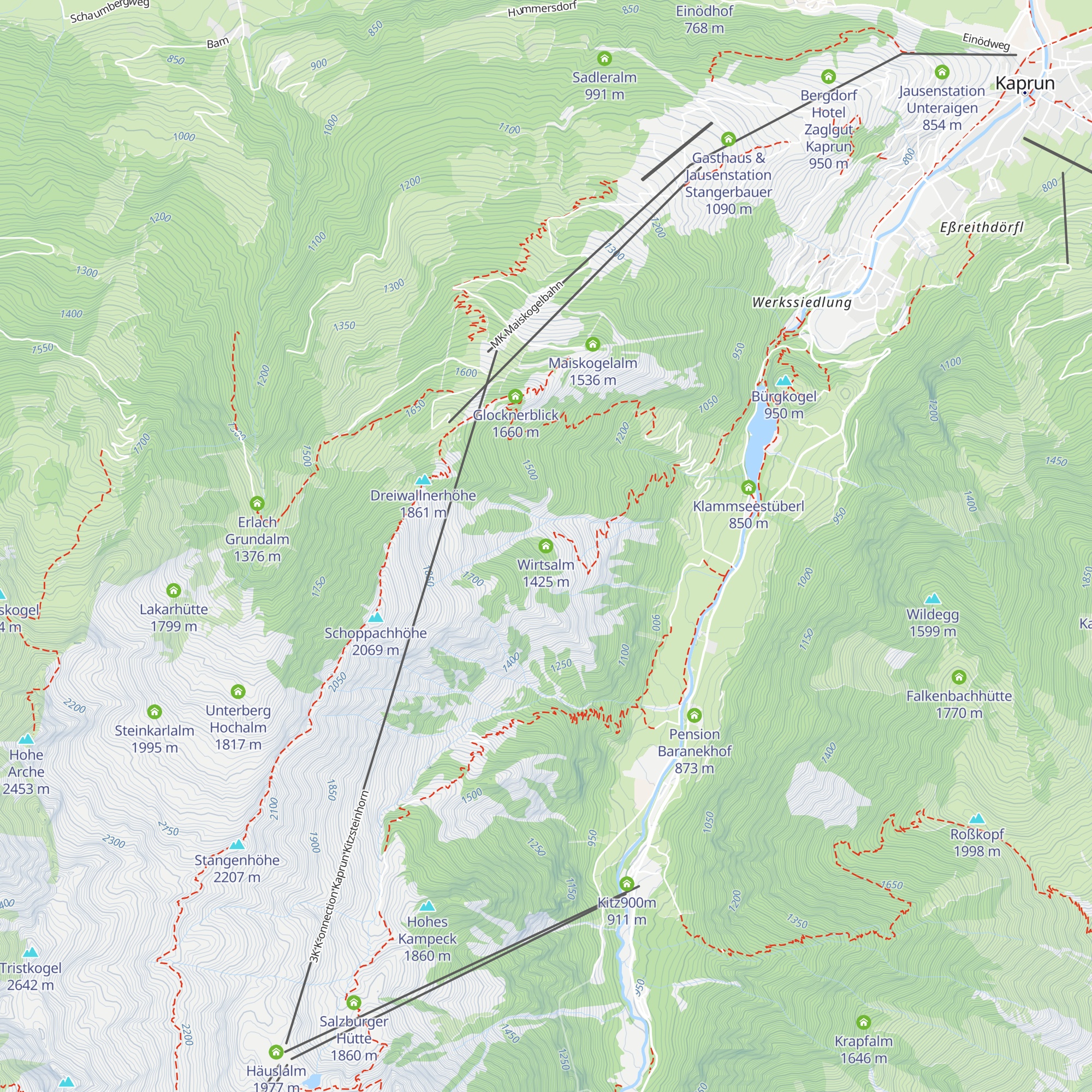 Wirtsalm map