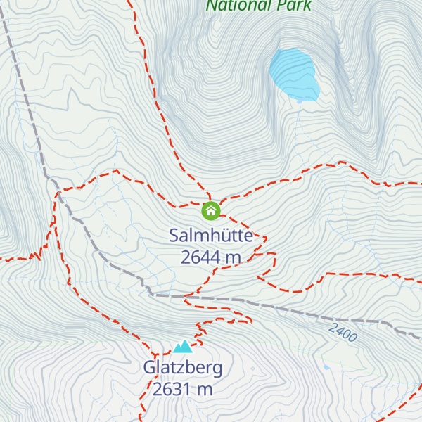 Map of Salmhütte