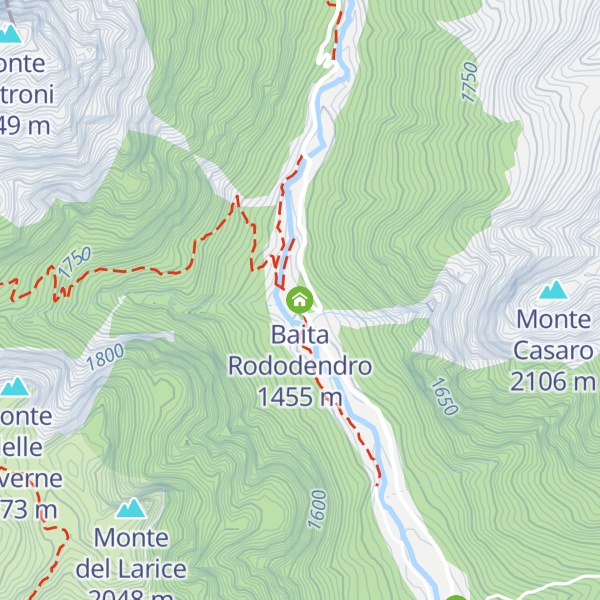 Map of Baita Rododendro