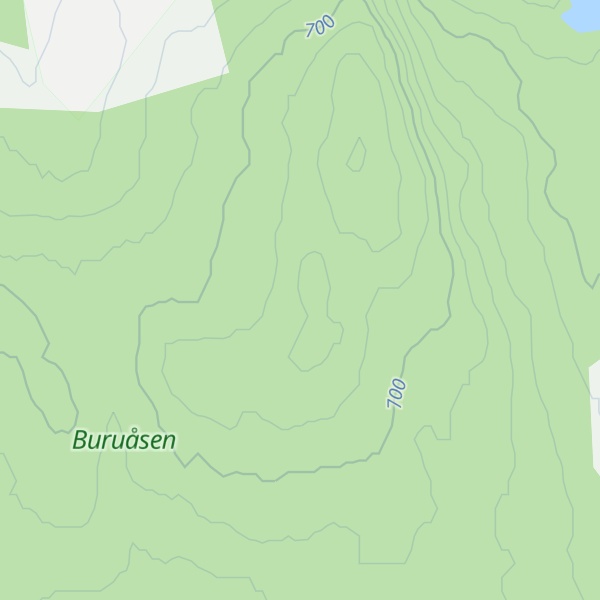 Map of Buruåsen