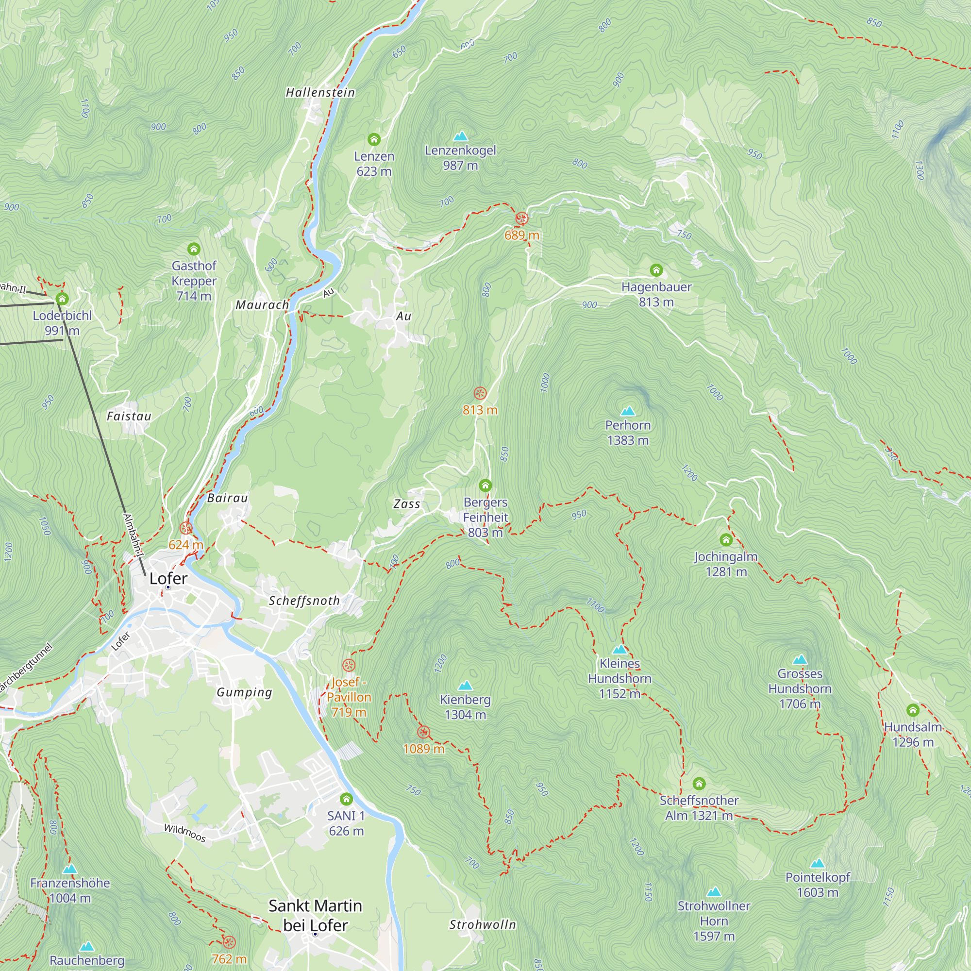 Bergers Feinheit map