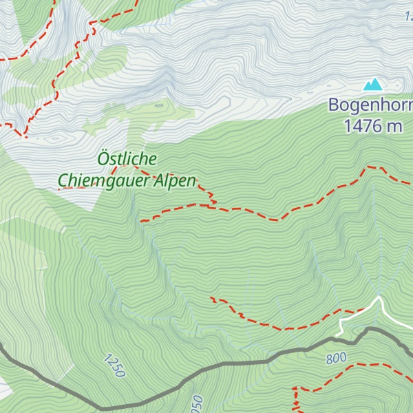 Map of Bogenhorn Diensthütte